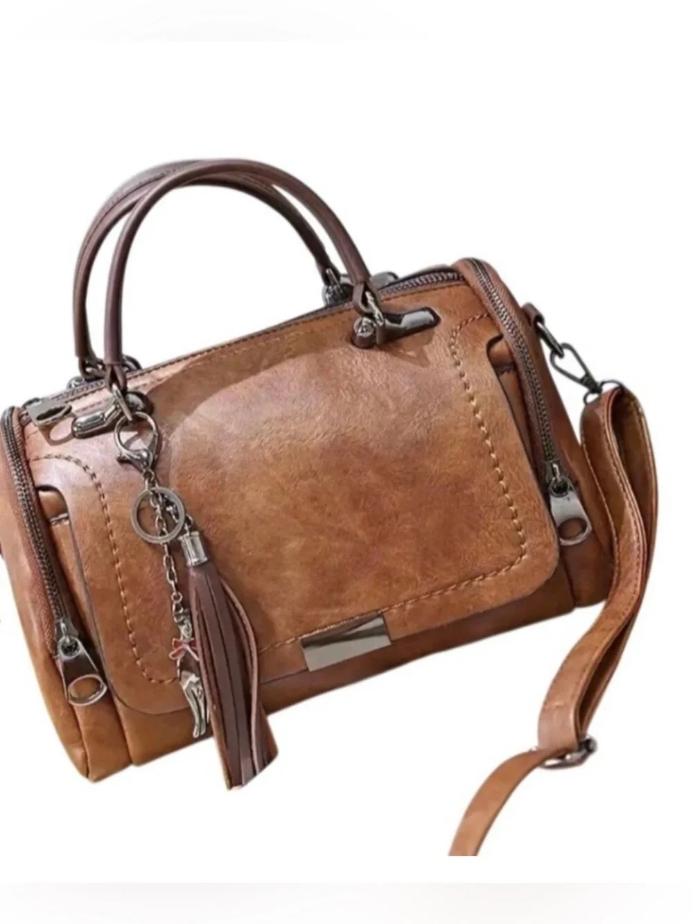 Satchel Classic Women’s Handbag in Coffee Brown